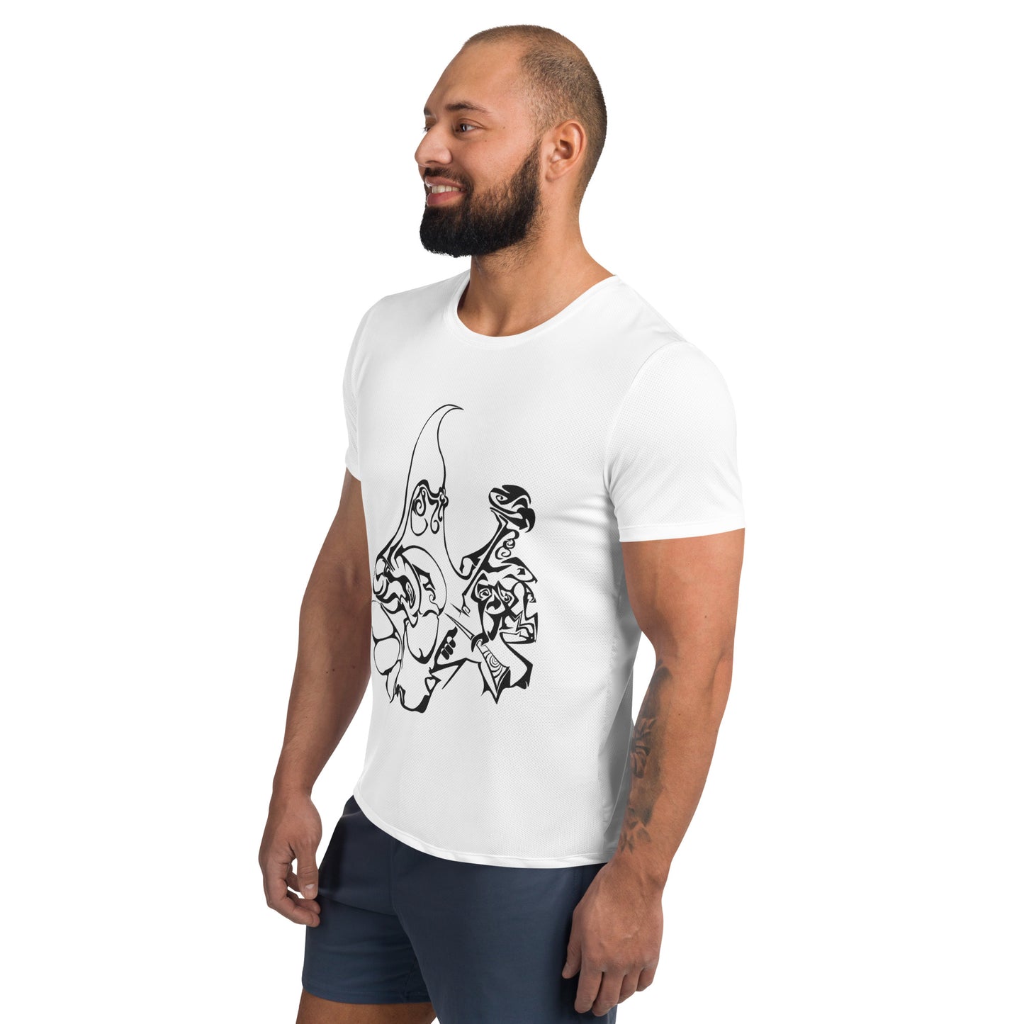 Fool II. Men's Athletic T-Shirt