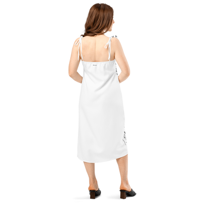 Essel W Tie-Strap Midi Dress