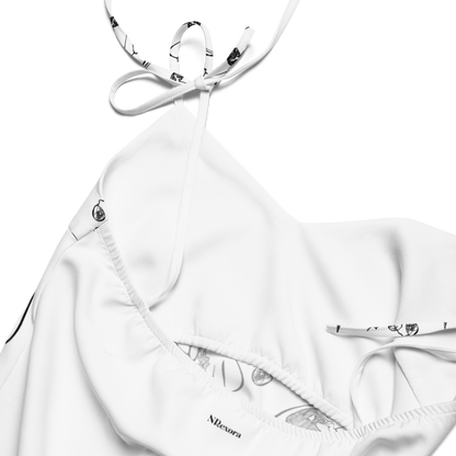 Essel W Tie-Strap Midi Dress