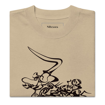 Hiddyia III. Oversized Faded T-Shirt