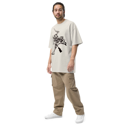 Hiddyia Oversized Faded T-Shirt