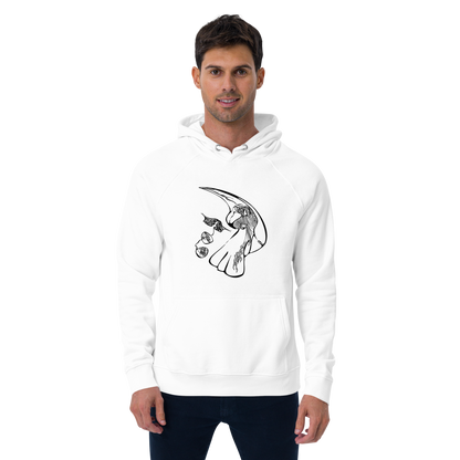Essel W. Organic Unisex Eco Raglan Hoodie