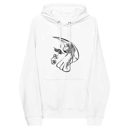 Esselwine Organic Unisex Eco Raglan Hoodie