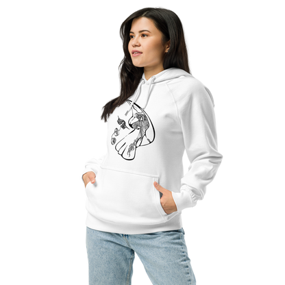 Essel W. Organic Unisex Eco Raglan Hoodie