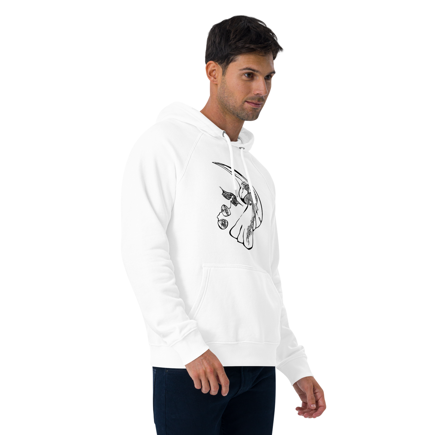 Esselwine Organic Unisex Eco Raglan Hoodie